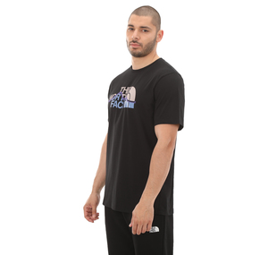 The North Face M S-S Mountaın Lıne Tee Erkek T-Shirt Siyah