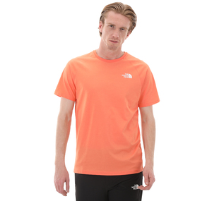 The North Face M S-S North Faces Tee - Eu Erkek T-Shirt Turuncu