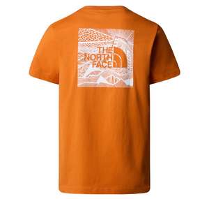 The North Face M S-S Redbox Celebratıon Tee Erkek T-Shirt Turuncu