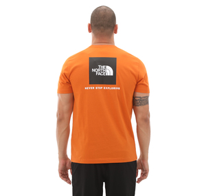 The North Face M S-S Redbox Tee Erkek T-Shirt Turuncu