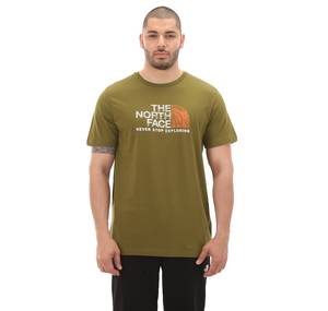 The North Face M S-S Rust 2 Tee Erkek T-Shirt Yeşil