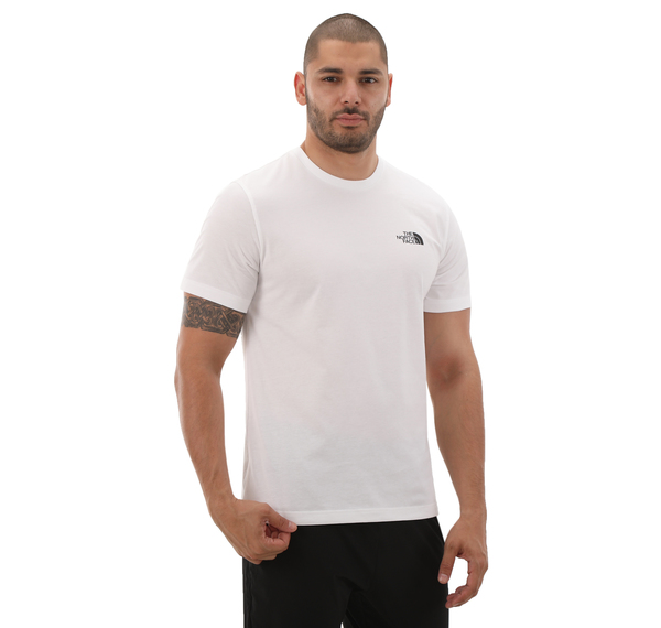 The North Face M S-S Sımple Dome Tee Erkek T-Shirt Beyaz The North Face M S-S Sımple Dome Tee Erkek T-Shirt Beyaz