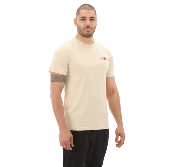 The North Face M S-S Sımple Dome Tee Erkek T-Shirt Krem The North Face M S-S Sımple Dome Tee Erkek T-Shirt Krem