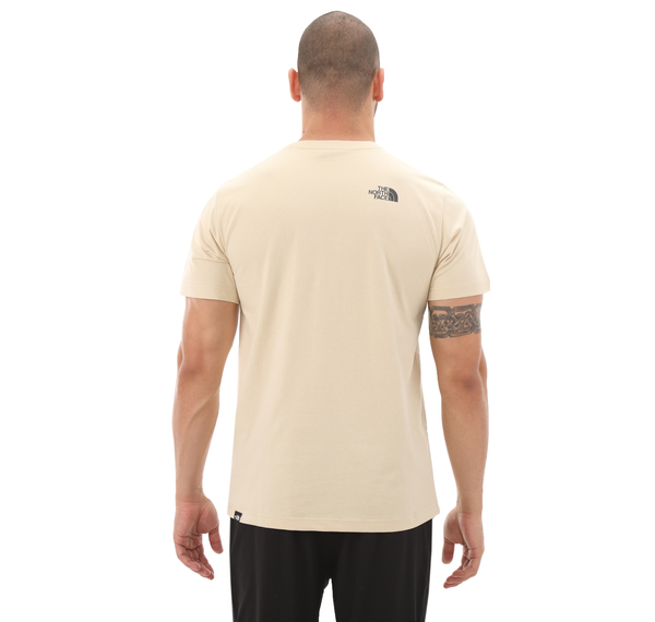 The North Face M S-S Sımple Dome Tee Erkek T-Shirt Krem The North Face M S-S Sımple Dome Tee Erkek T-Shirt Krem