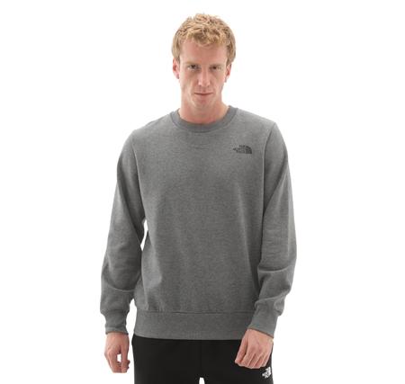 The North Face M Sımple Dome Regular Crew Erkek Sweatshirt Gri The North Face M Sımple Dome Regular Crew Erkek Sweatshirt Gri