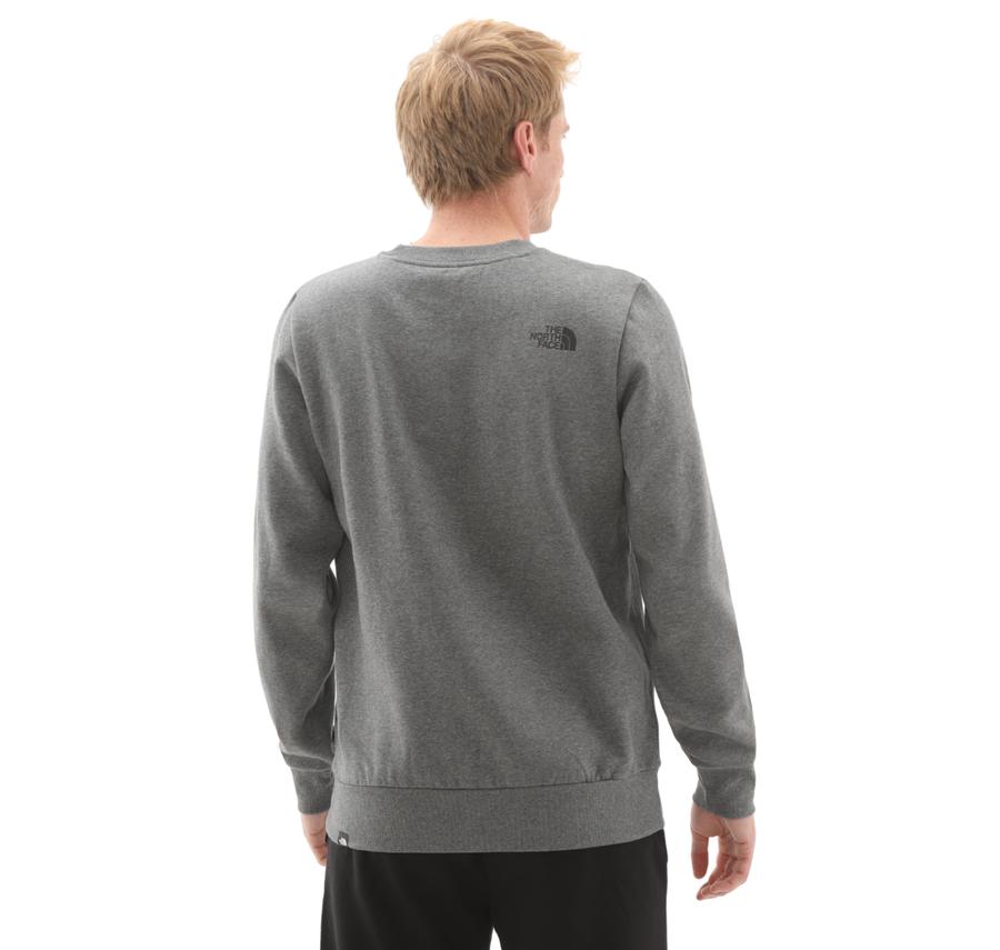 The North Face M Sımple Dome Regular Crew Erkek Sweatshirt Gri The North Face M Sımple Dome Regular Crew Erkek Sweatshirt Gri