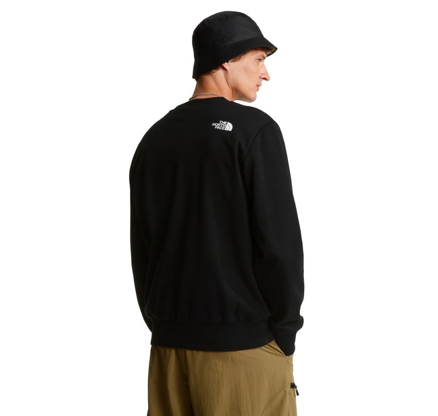 The North Face M Sımple Dome Regular Crew Erkek Sweatshirt Siyah The North Face M Sımple Dome Regular Crew Erkek Sweatshirt Siyah