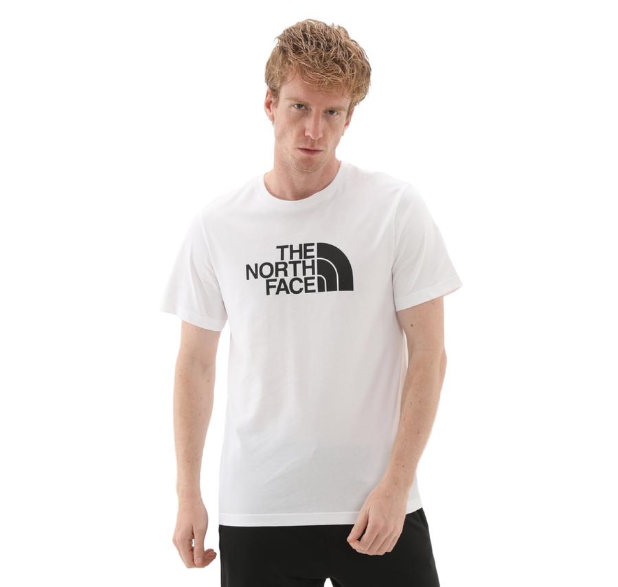 The North Face M Ss Easy Tee Erkek T-Shirt Beyaz The North Face M Ss Easy Tee Erkek T-Shirt Beyaz
