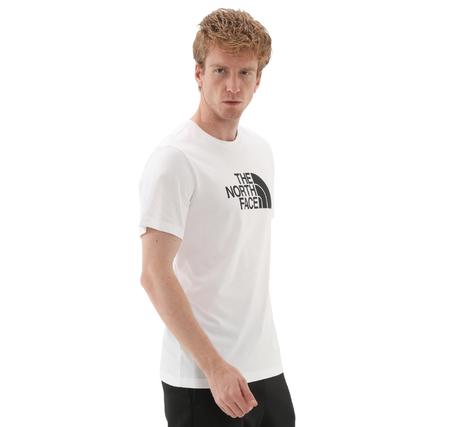 The North Face M Ss Easy Tee Erkek Beyaz