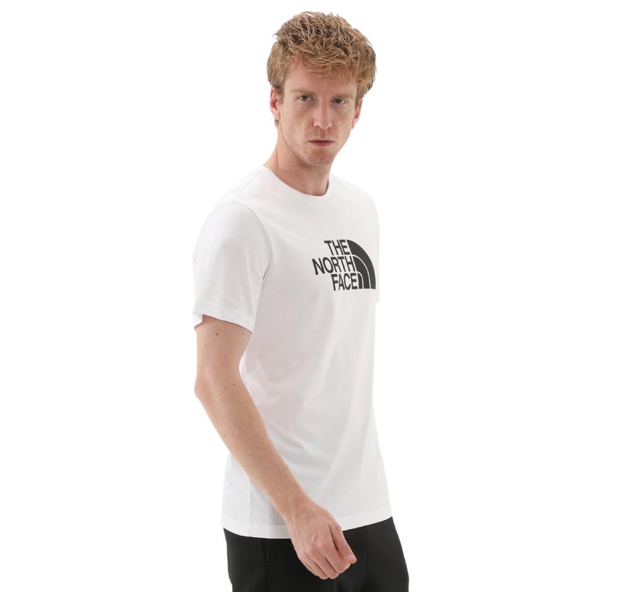 The North Face M Ss Easy Tee Erkek T-Shirt Beyaz The North Face M Ss Easy Tee Erkek T-Shirt Beyaz