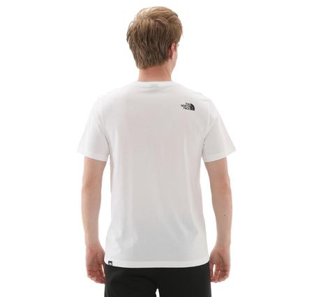 The North Face M Ss Easy Tee Erkek Beyaz