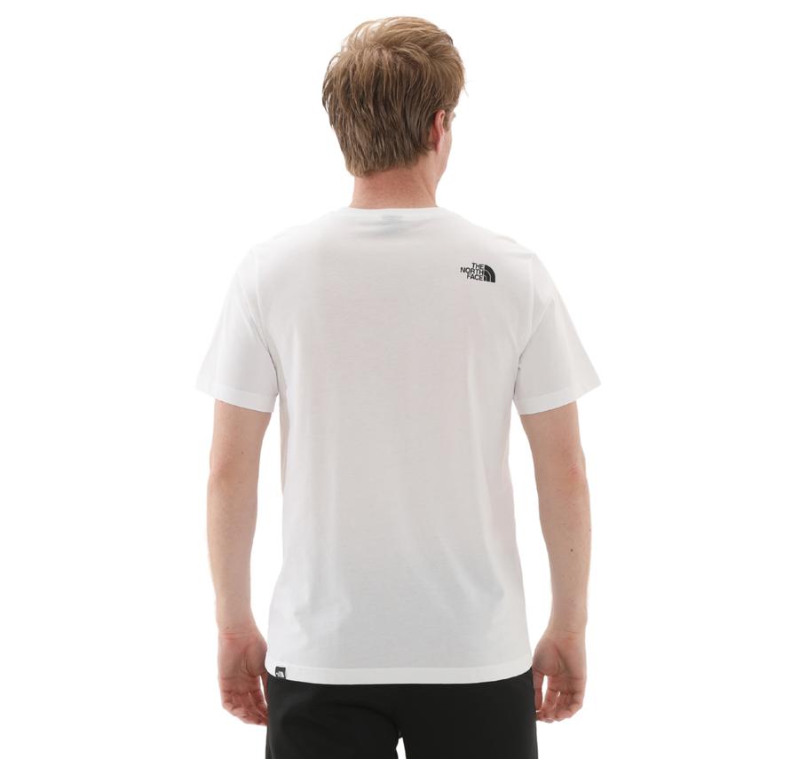 The North Face M Ss Easy Tee Erkek T-Shirt Beyaz The North Face M Ss Easy Tee Erkek T-Shirt Beyaz