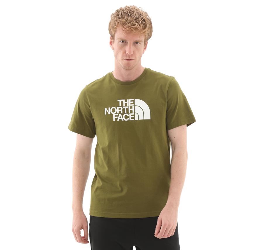 The North Face M Ss Easy Tee Erkek T-Shirt Haki The North Face M Ss Easy Tee Erkek T-Shirt Haki