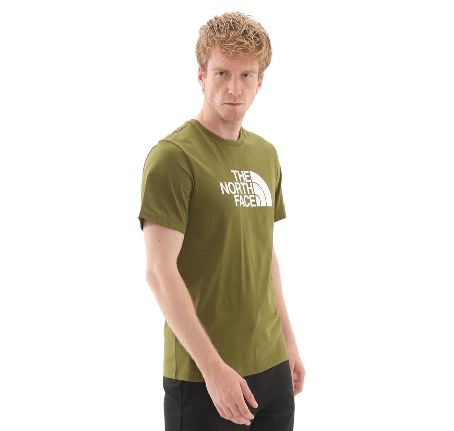 The North Face M Ss Easy Tee Erkek T-Shirt Haki The North Face M Ss Easy Tee Erkek T-Shirt Haki