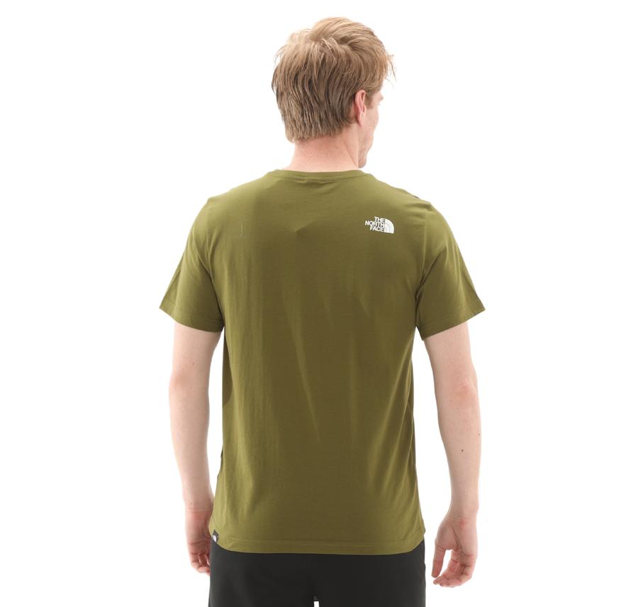The North Face M Ss Easy Tee Erkek T-Shirt Haki The North Face M Ss Easy Tee Erkek T-Shirt Haki