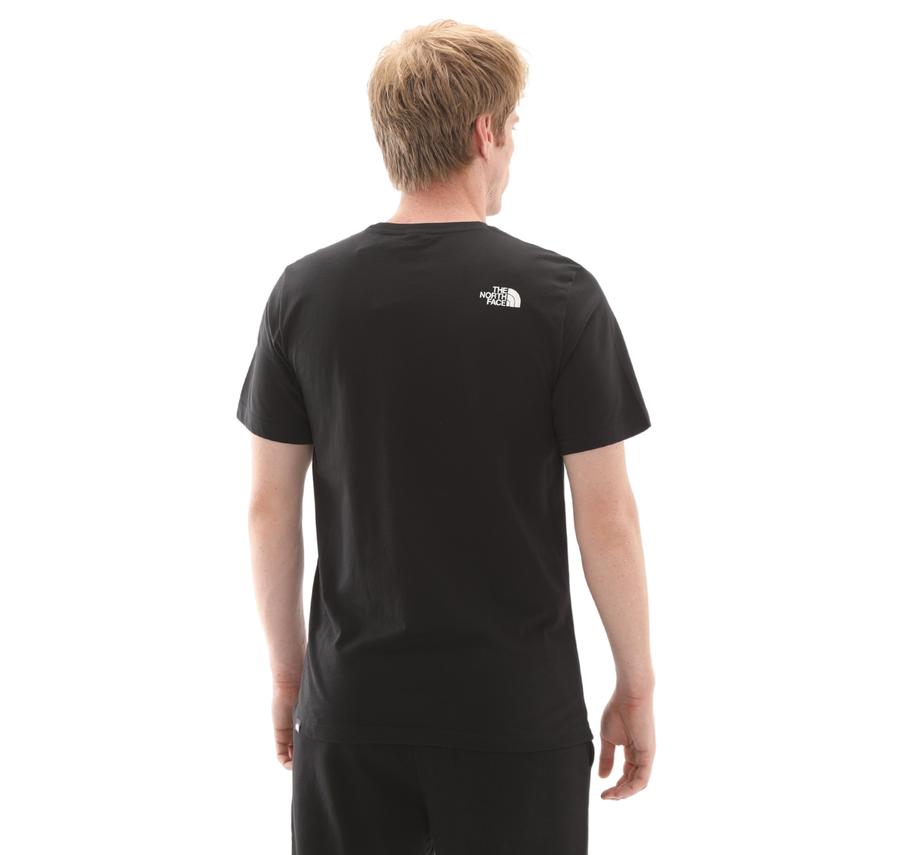 The North Face M Ss Easy Tee Erkek T-Shirt Siyah The North Face M Ss Easy Tee Erkek T-Shirt Siyah