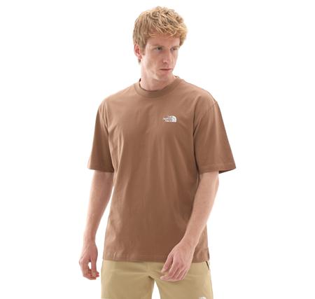 The North Face M Ss Essentıal Oversıze Tee Erkek T-Shirt Kahve