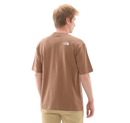 The North Face M Ss Essentıal Oversıze Tee Erkek T-Shirt Kahve