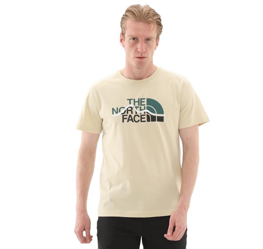 The North Face M Ss Mountaın Lıne Tee Erkek T-Shirt Krem The North Face M Ss Mountaın Lıne Tee Erkek T-Shirt Krem