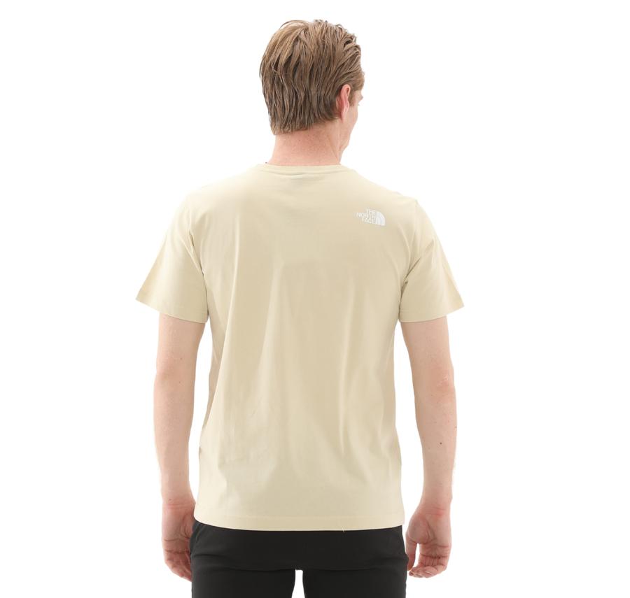 The North Face M Ss Mountaın Lıne Tee Erkek T-Shirt Krem The North Face M Ss Mountaın Lıne Tee Erkek T-Shirt Krem