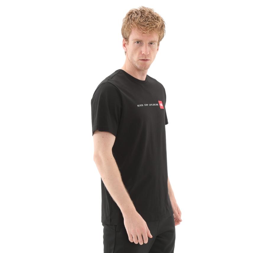 The North Face M Ss Never Stop Explorıng Tee Erkek T-Shirt Siyah The North Face M Ss Never Stop Explorıng Tee Erkek T-Shirt Siyah