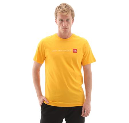 The North Face M Ss Never Stop Explorıng Tee Erkek T-Shirt Sarı The North Face M Ss Never Stop Explorıng Tee Erkek T-Shirt Sarı