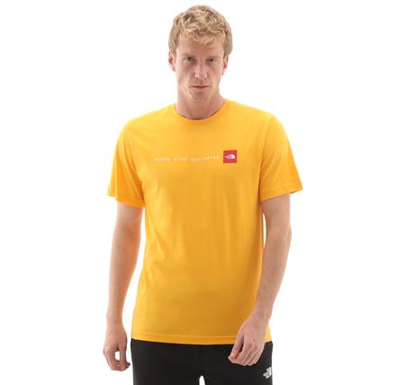 The North Face M Ss Never Stop Explorıng Tee Erkek T-Shirt Sarı