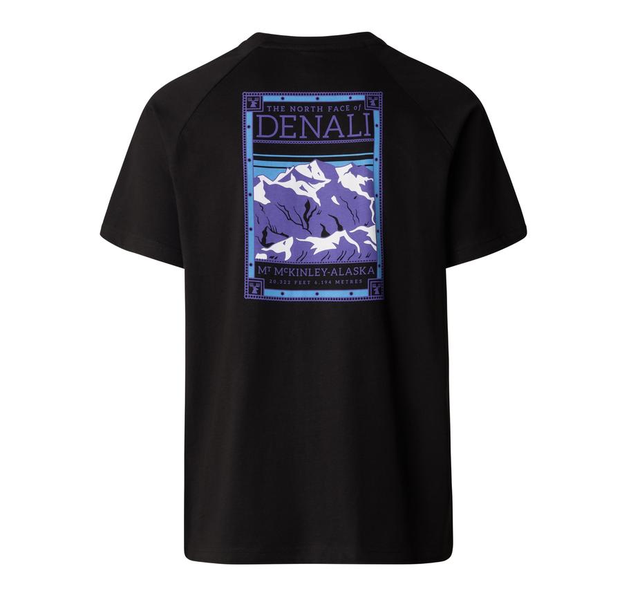 The North Face M Ss North Faces Tee Erkek T-Shirt Siyah The North Face M Ss North Faces Tee Erkek T-Shirt Siyah