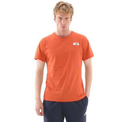 The North Face M Ss Outdoor Graphıc Tee Erkek Turuncu