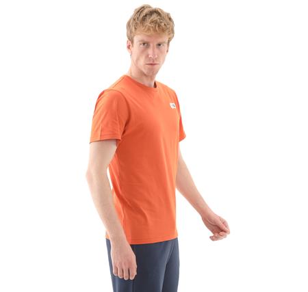 The North Face M Ss Outdoor Graphıc Tee Erkek Turuncu