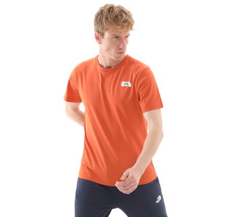 The North Face M Ss Outdoor Graphıc Tee Erkek Turuncu