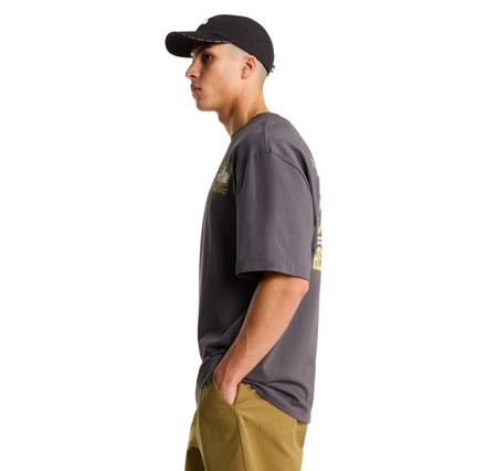 The North Face M Sun Oversıze Short Sleeve Tee-Graphıc Erkek T-Shirt Mor