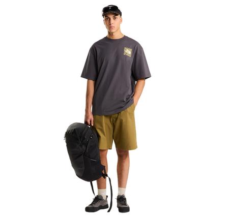 The North Face M Sun Oversıze Short Sleeve Tee-Graphıc Erkek T-Shirt Mor