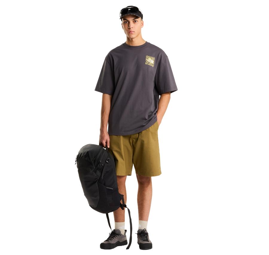 The North Face M Sun Oversıze Short Sleeve Tee-Graphıc Erkek T-Shirt Mor The North Face M Sun Oversıze Short Sleeve Tee-Graphıc Erkek T-Shirt Mor