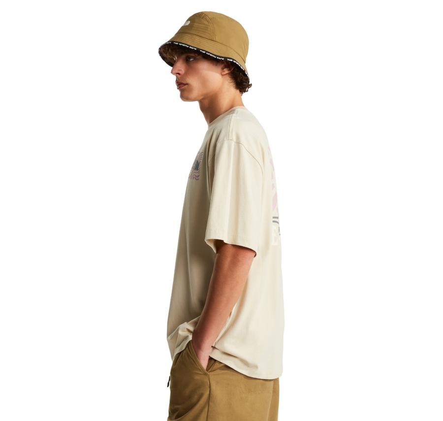 The North Face M Sun Oversıze Short Sleeve Tee-Graphıc Erkek T-Shirt Krem The North Face M Sun Oversıze Short Sleeve Tee-Graphıc Erkek T-Shirt Krem