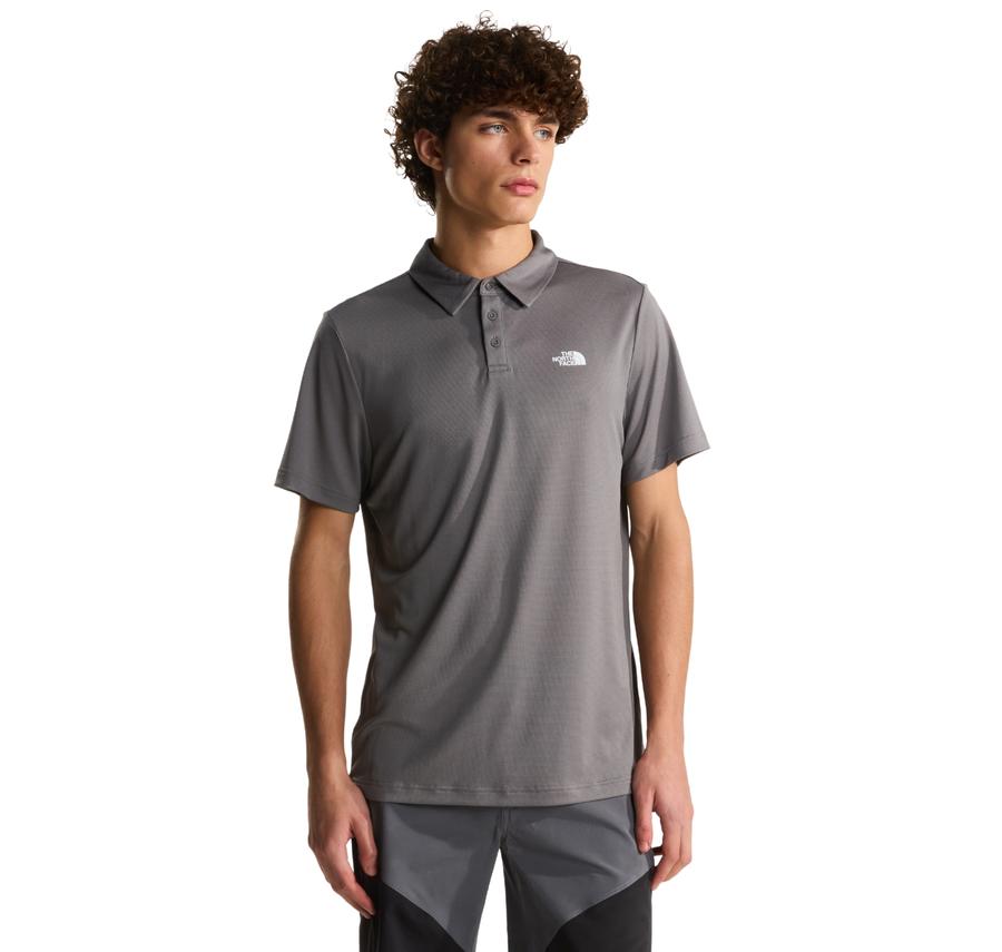 The North Face M Tanken Polo - Eu Erkek T-Shirt Gri The North Face M Tanken Polo - Eu Erkek T-Shirt Gri
