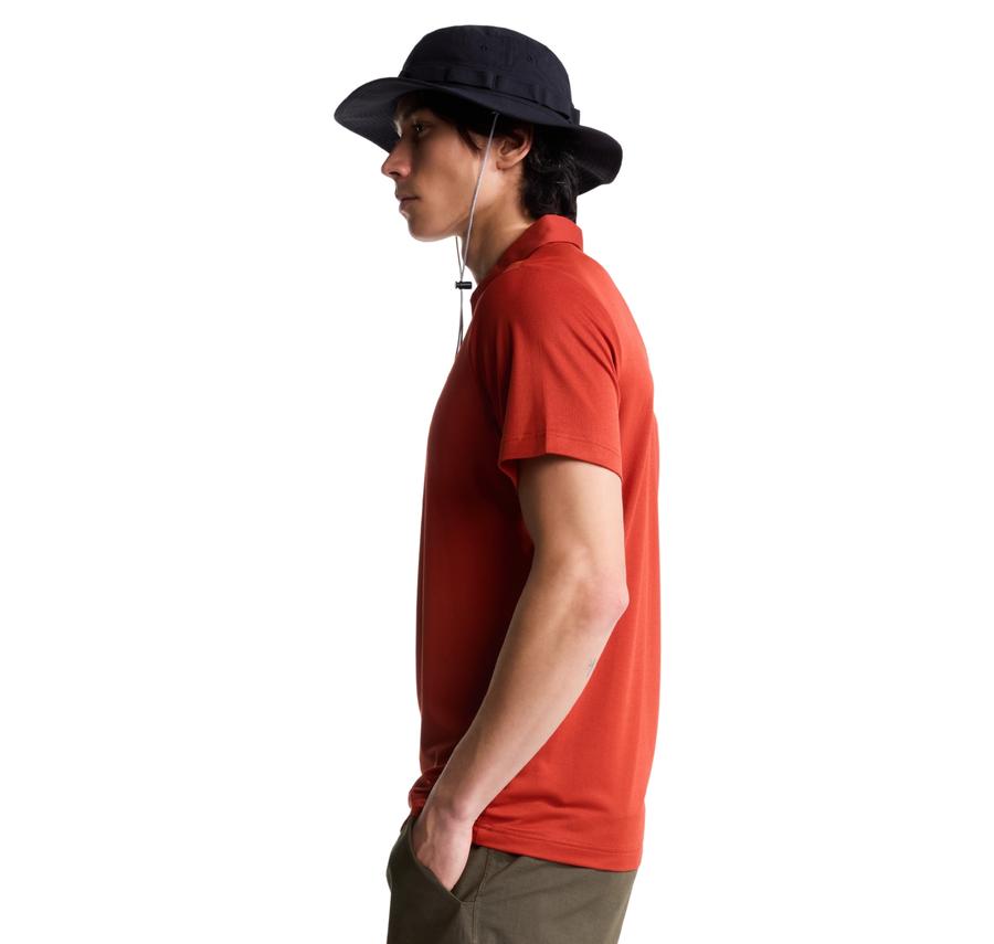 The North Face M Tanken Polo - Eu Erkek T-Shirt Kırmızı The North Face M Tanken Polo - Eu Erkek T-Shirt Kırmızı