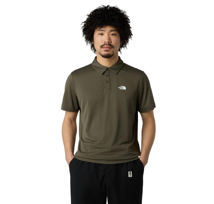 The North Face M Tanken Polo - Eu Erkek T-Shirt Yeşil The North Face M Tanken Polo - Eu Erkek T-Shirt Yeşil
