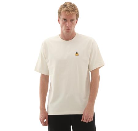 The North Face U Icon Mountaın Jacket Relaxed S-S Tee Erkek T-Shirt Beyaz