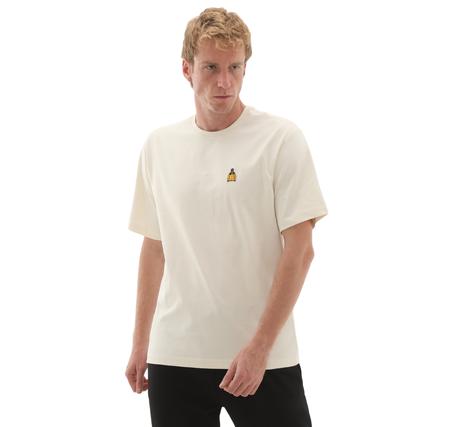 The North Face U Icon Mountaın Jacket Relaxed S-S Tee Erkek T-Shirt Beyaz