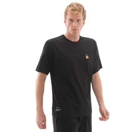 The North Face U Icon Mountaın Jacket Relaxed S-S Tee Erkek T-Shirt Siyah