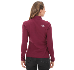 The North Face W 100 Glacıer 1-4 Zıp - Eu Kadın Ceket Bordo