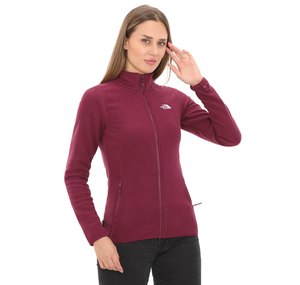 The North Face W 100 Glacıer Fz - Eu Kadın Ceket Bordo