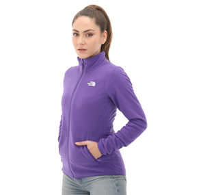 The North Face W 100 Glacıer Fz - Eu Kadın Ceket Mor