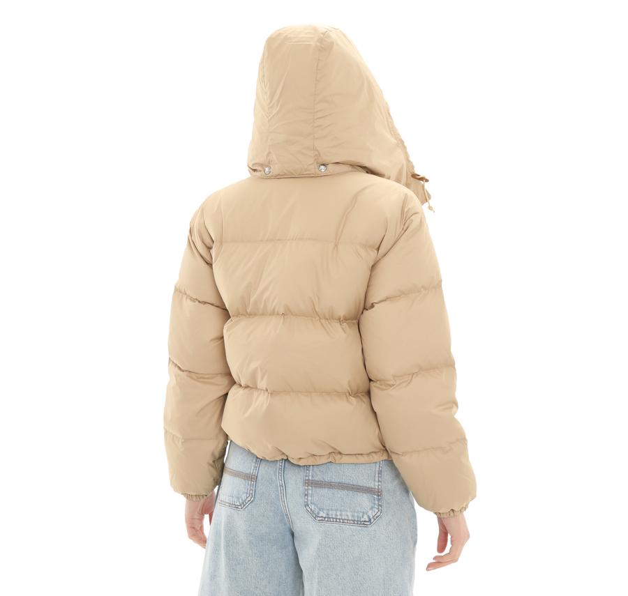 The North Face W 71 Sıerra Down Short Jacket Kadın Mont Sütlü Kahve The North Face W 71 Sıerra Down Short Jacket Kadın Mont Sütlü Kahve