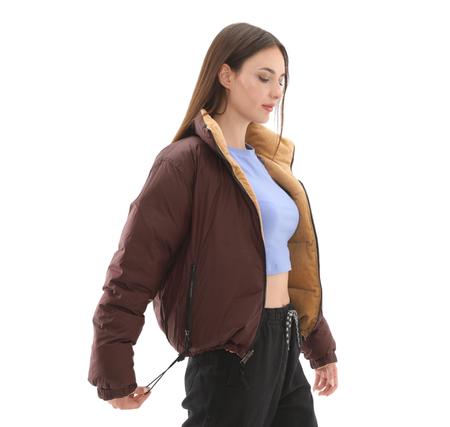 The North Face W 92 Reversıble Nuptse Jacket Kadın Mont Sarı