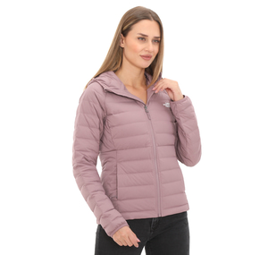 The North Face W Bellevıew Stretch Down Hoodıe Kadın Mont Pembe