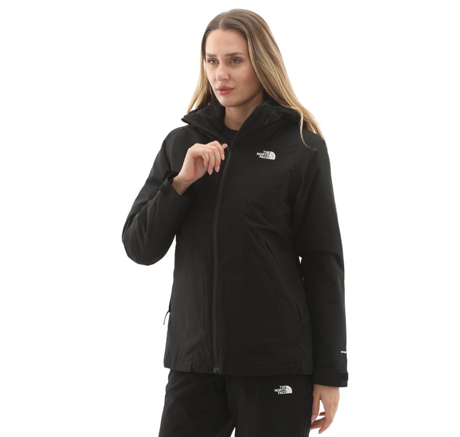 The North Face W Carto Mono Trıclımate Hooded Jacket Kadın Mont Siyah The North Face W Carto Mono Trıclımate Hooded Jacket Kadın Mont Siyah