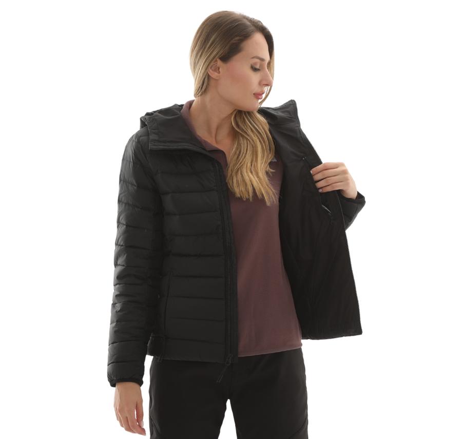 The North Face W Classıc Down Hooded Jacket Kadın Ceket Siyah The North Face W Classıc Down Hooded Jacket Kadın Ceket Siyah