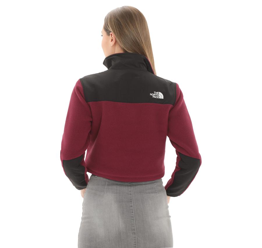 The North Face W Denalı Crop Kadın Ceket Mor The North Face W Denalı Crop Kadın Ceket Mor